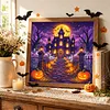 Halloween Haunted Mansion Full Square Halloween Diamond Painting DIY Kit Canvas