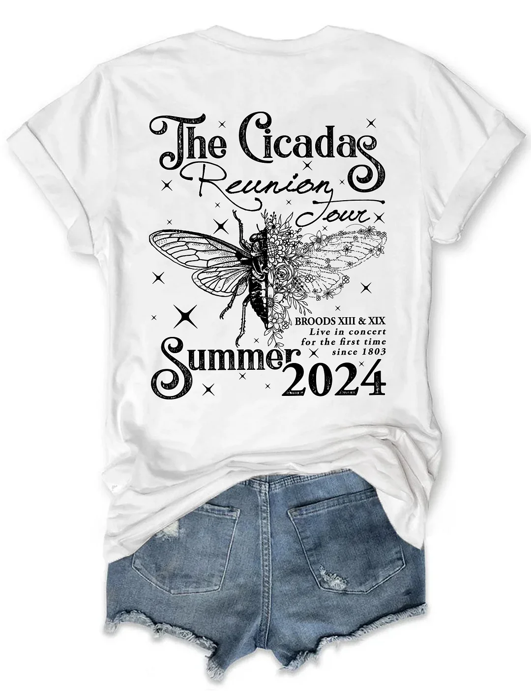 The Cicadas Reunion Summer Tour T-shirt