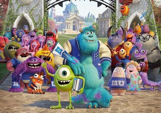 MONSTERS INC UNIVERSITY POSTER - Photo Poster painting QUALITY INSERT -  POST!