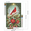 (40*60cm)Christmas Cardinal - Full Round Drill Diamond Painting