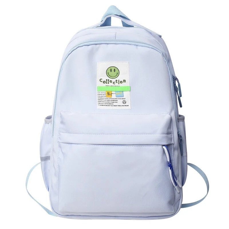 Mongw Waterproof Women College Students Schoolbag Simple Travel Boy Book Bags Capacity Teenage Girls Backpacks Fashion Female Backpack