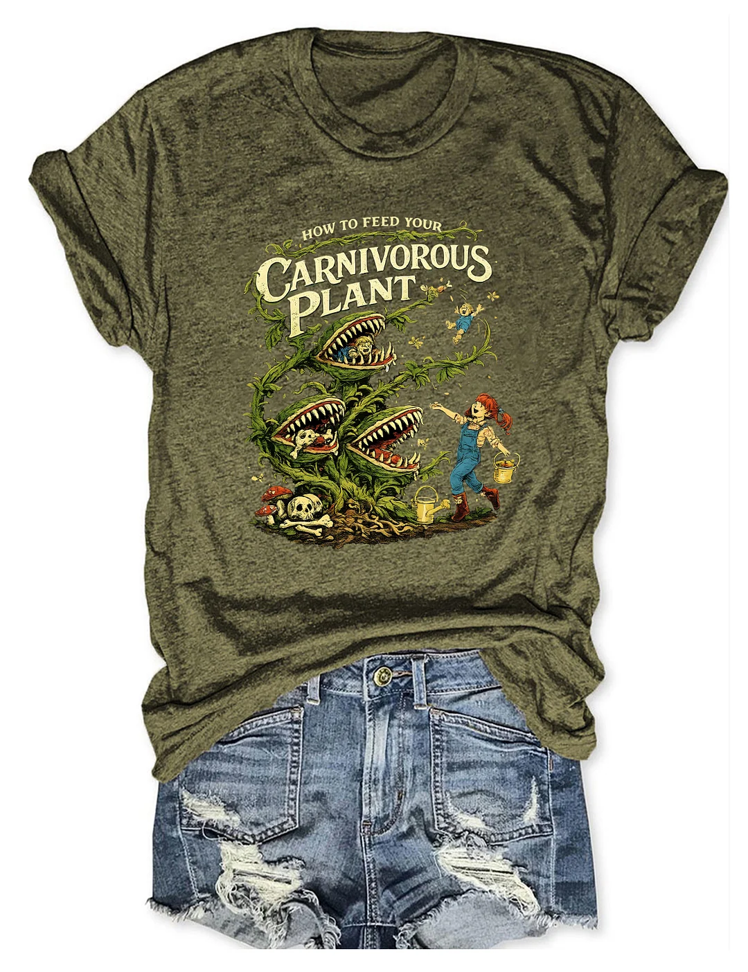 Carnivorous Plant Funny Garden T-shirt
