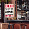 Beer - Vintage Metal Signs - 20*30cm/30*40cm - Warning