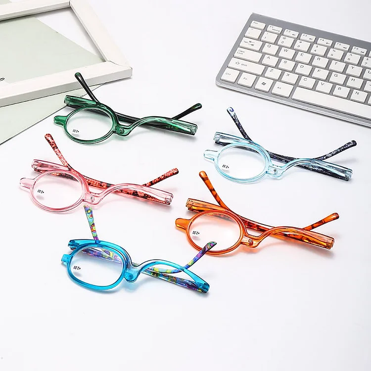 180° Rotating Lens Makeup reading glasses with magnify eye Multi-Functional Unisex Presbyopia Eyeglasses