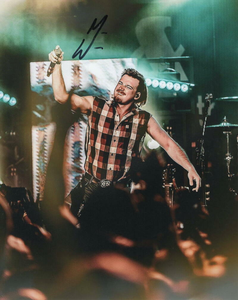 MORGAN WALLEN SIGNED AUTOGRAPH 8X10 Photo Poster painting - COUNTRY MUSIC DANGEROUS IF I KNOW ME