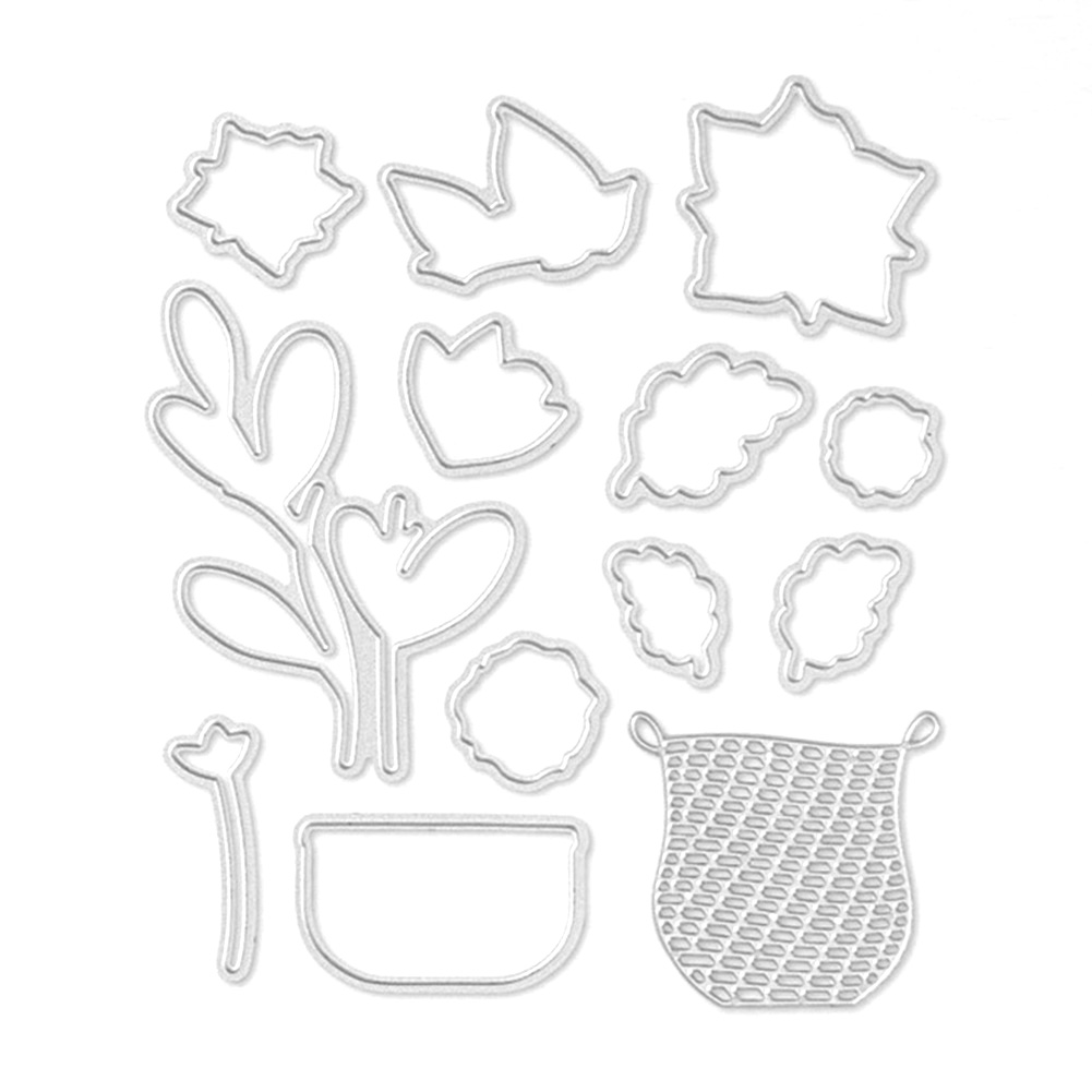 

Flower Basket - Paper Craft Cutting Dies, 501 Original