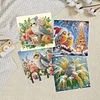 6pcs DIY Diamond Painting Grußkarte Set für Urlaub Segen Weihnachtsgeschenk