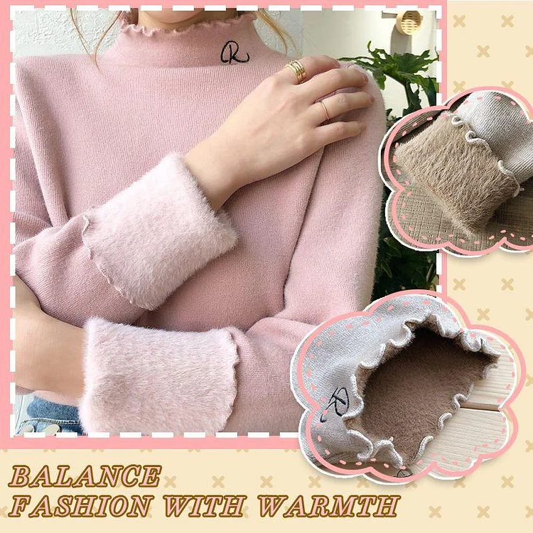 Women Fleece And Anti-Crease Base Sweater