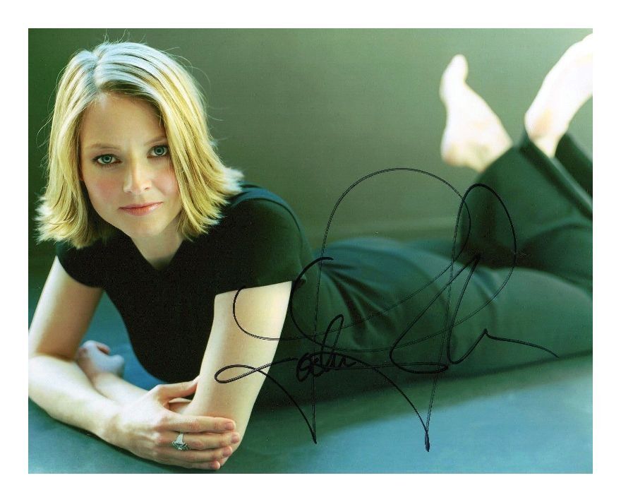 JODIE FOSTER AUTOGRAPHED SIGNED A4 PP POSTER Photo Poster painting PRINT 3