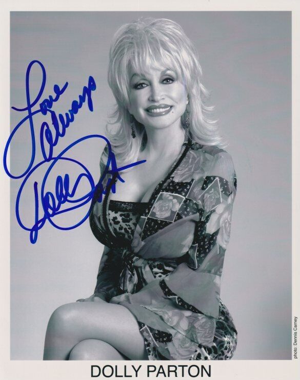 Dolly Parton signed 8x10 Photo Poster painting in-person