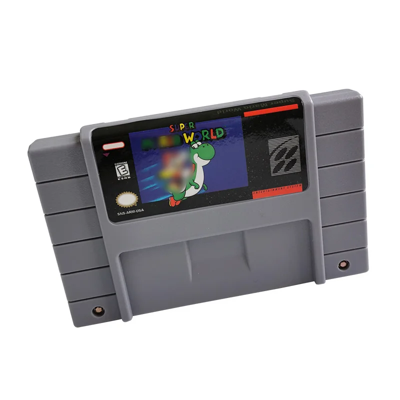 Super Mario World SNES For Super Nintendo SNES - 16 Bit US Version Game Cartridge