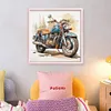 Motorcycle-11CT Stamped Cross Stitch 40*40cm/15.75*15.75in tapestrymarket
