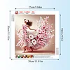 Diamond Painting-DIY Crystal Rhinestone Floral Skirt Girl(Box Packaging)