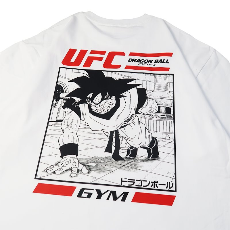 Pure Cotton Dragon Ball UFC Goku T-shirt  weebmemes