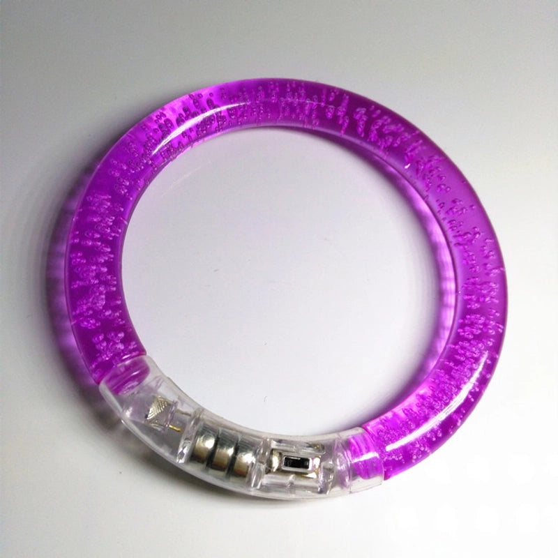 Acrylic Luminous Bracelet LED Colorful Bracelet Small Toy Stall Sweep Yard Push Small Gift Flash Trinkets