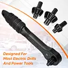 3-in-1 Chuck Key Replacement Tool Universal Key Ratchet Wrench Drill Accessories