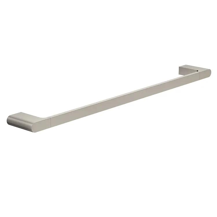 EVERSTEIN 23 5/8" Modern Slim Single Towel Bar Brushed Nickel