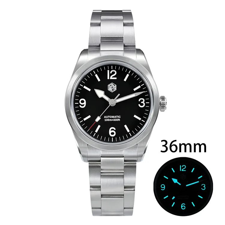 San Martin 36mm Vintage Mechanical Watch SN0107 San Martin Watch san martin watchSan Martin Watch