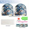 Diamond Painting Christmas Atmosphere Snowman Paper Towel Napkin Holder