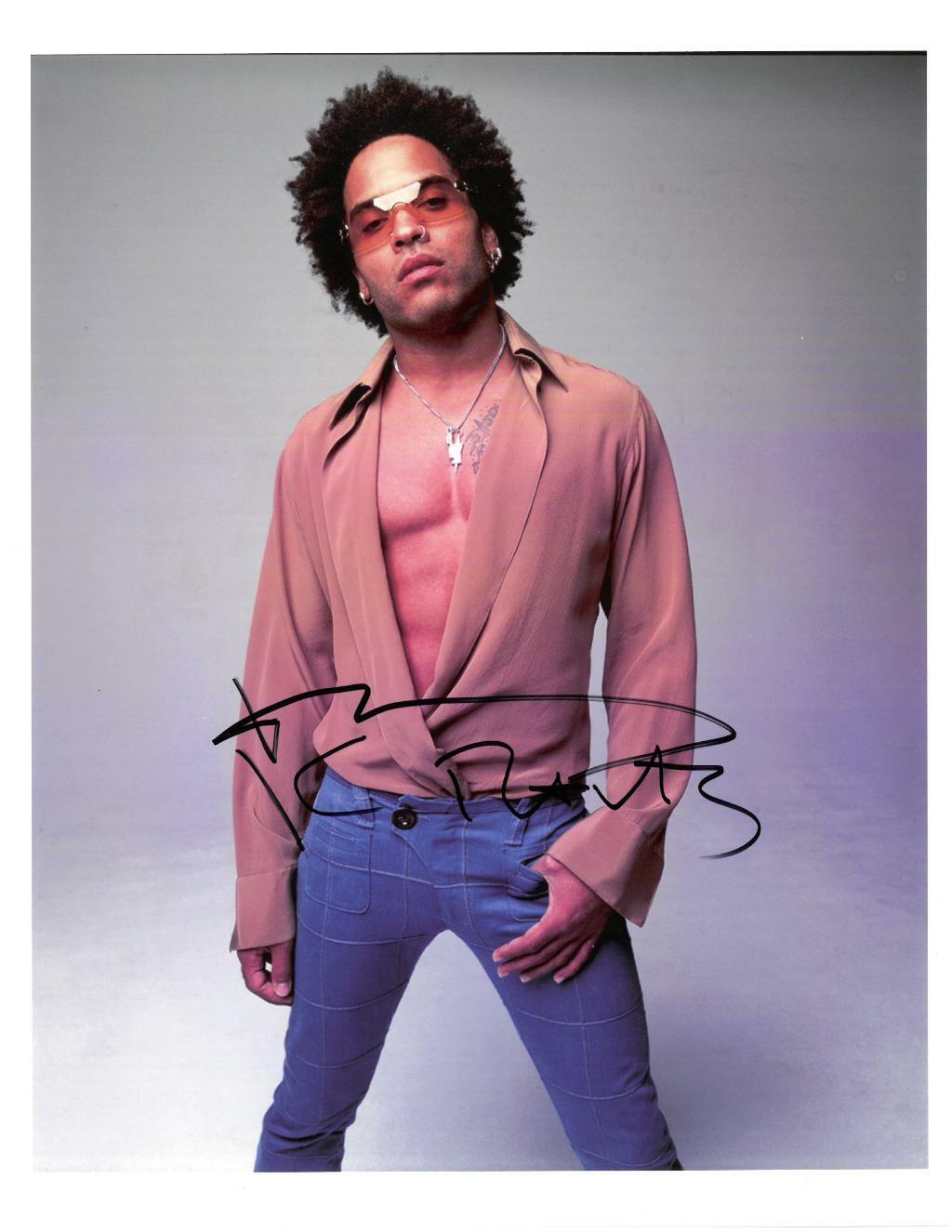 Lenny Kravitz Signed Authentic Autographed 8.5x11 Photo Poster painting BECKETT #Z83758