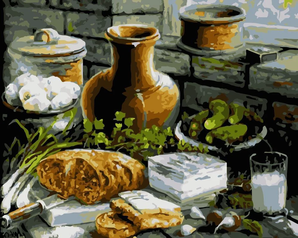 Paint By Numbers Kits UK Food SQ3502