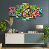 (100*50cm)Butterfly Flower - Full Round Drill Diamond Painting