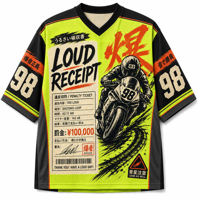 Loud Receipt Mesh Jersey