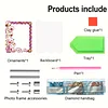 DIY Special Shape Diamond Painting Creative Flower Art Photo Frame Kit