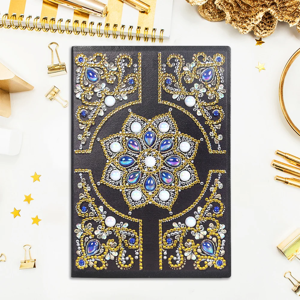 DIY Special Shaped Diamond Painting 50 Pages A5 Notebook Diary Book