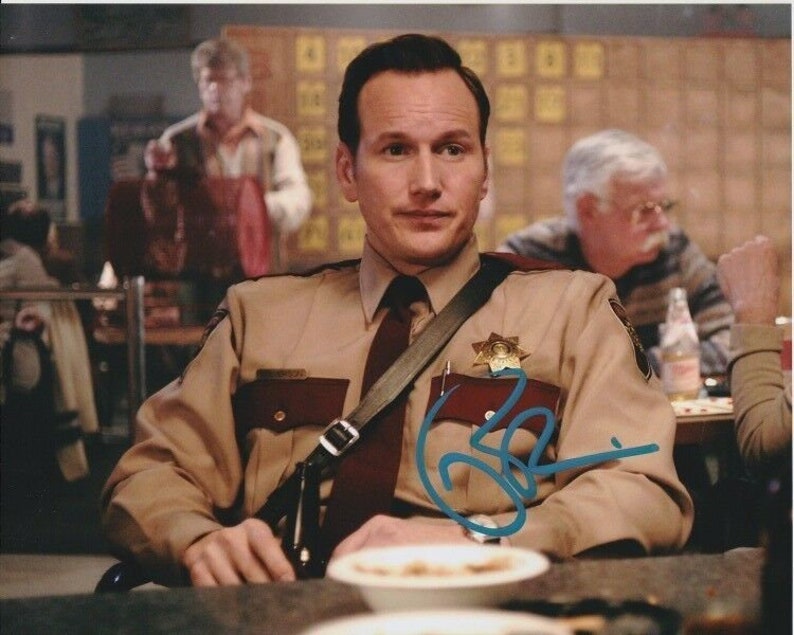 Patrick wilson signed autographed fargo lou solverson Photo Poster painting