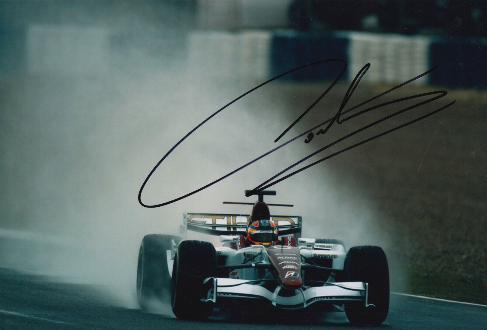 Vitantonio Liuzzi Hand Signed 12x8 Photo Poster painting - F1 Autograph.