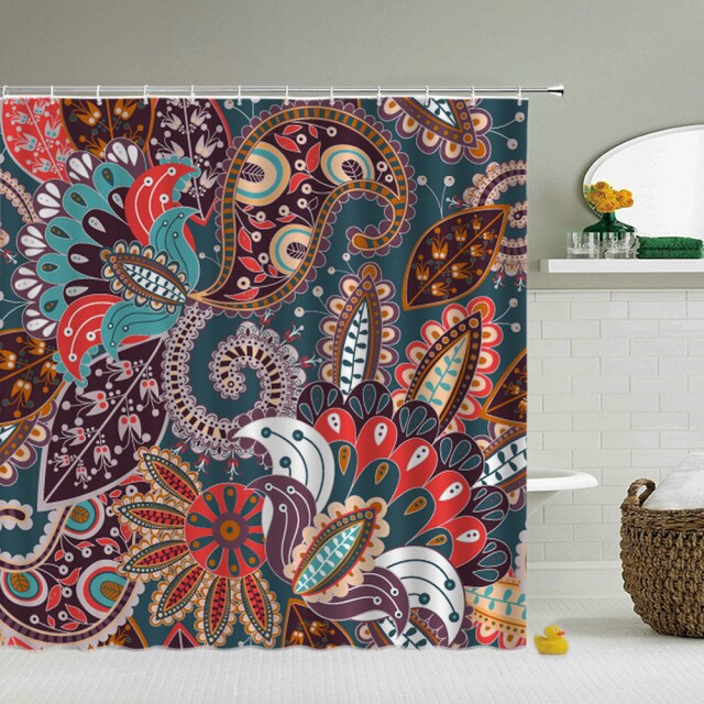 

Shower Curtain – Indian Bohemian-180*180cm, 501 Original