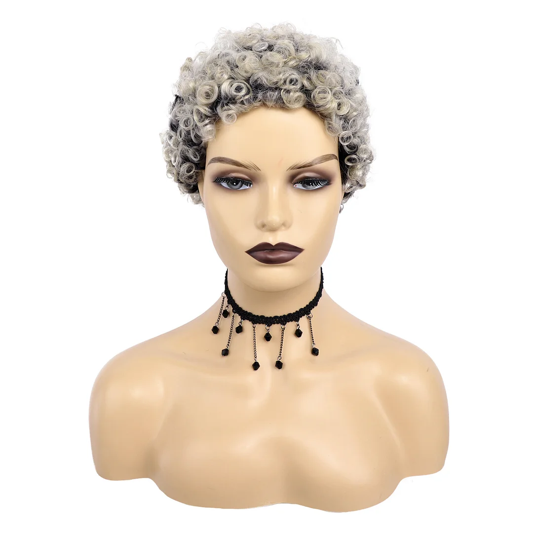 Jewtribute Hair®|Fashion New Short Curly Wig for Black Women 