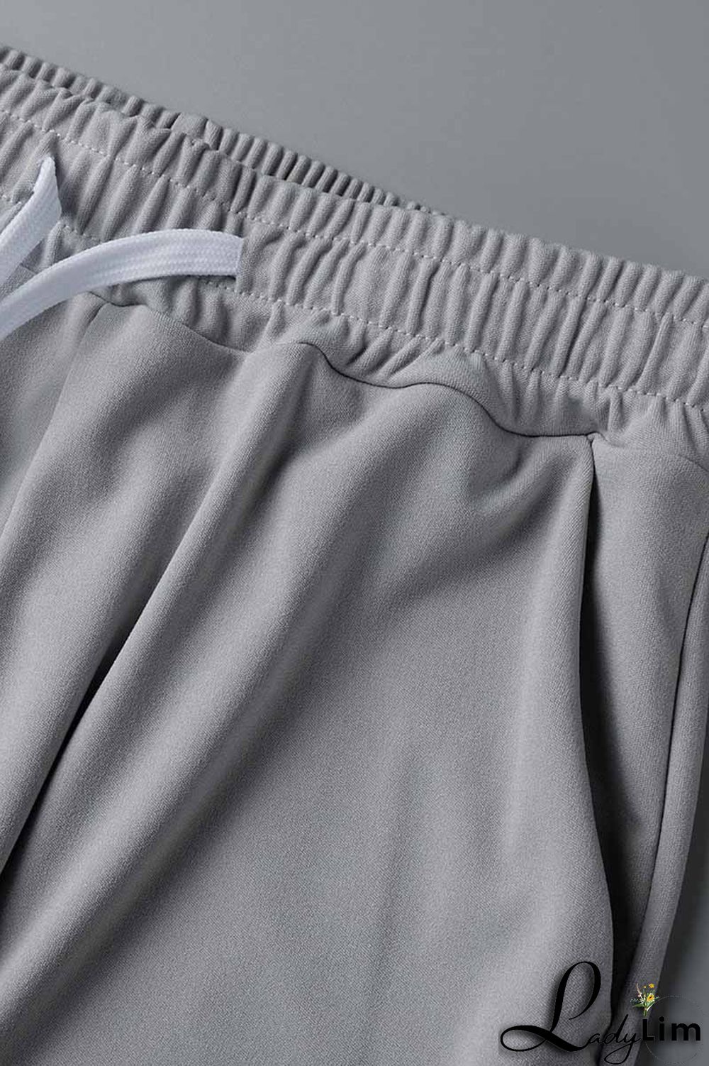 Black Fashion Casual Solid Bandage O Neck Short Sleeve Two Pieces