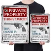 Warning - Vintage Metal Signs(12*16Inch) - Warning