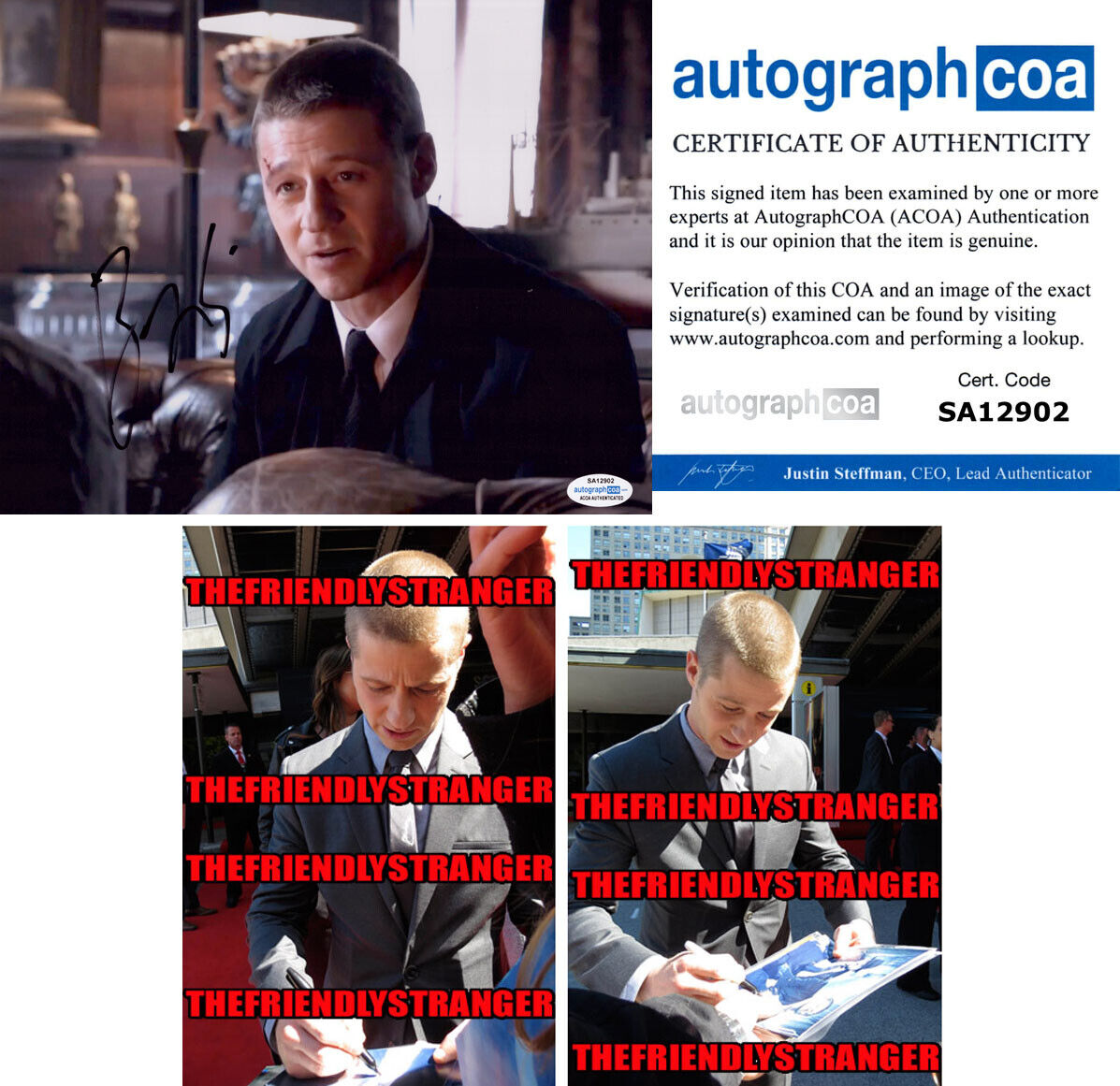 BEN McKENZIE signed Autographed GOTHAM