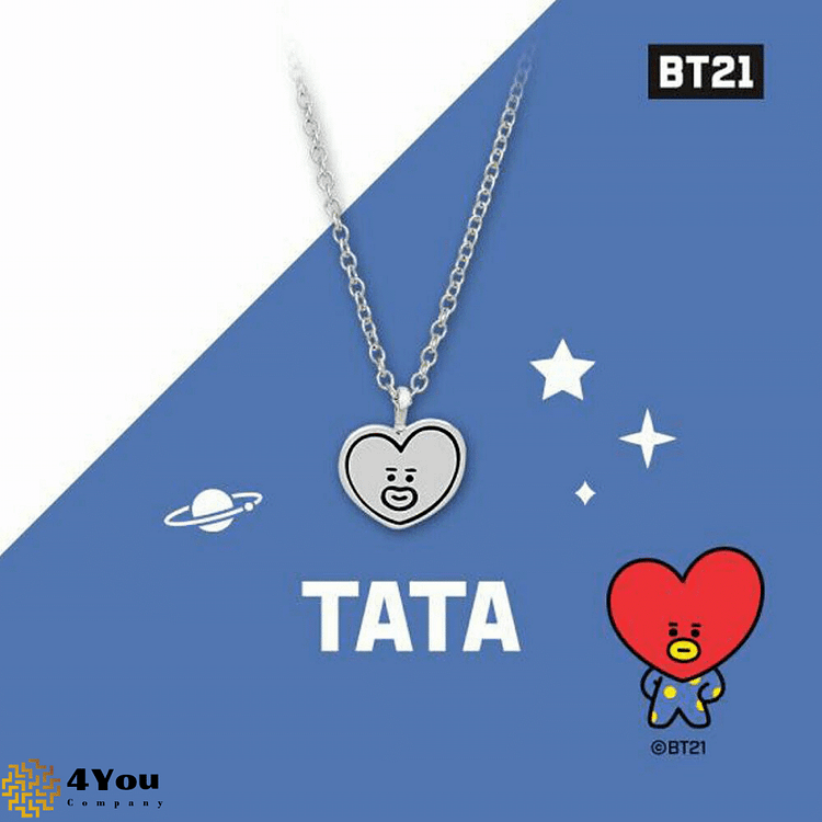 BT21 X  Silver Necklace