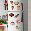 15pcs DIY Desserts And Cakes Diamond Painting Fridge Magnet