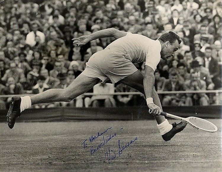 VIC SEIXAS Signed Photo Poster paintinggraph - US Tennis Champion - Wimbledon 1953 Preprint