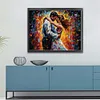 uk.everydayedeals (Limited Stock)Cross Stitch - 14ct Stamped - Tomber amoureux (63*52cm)