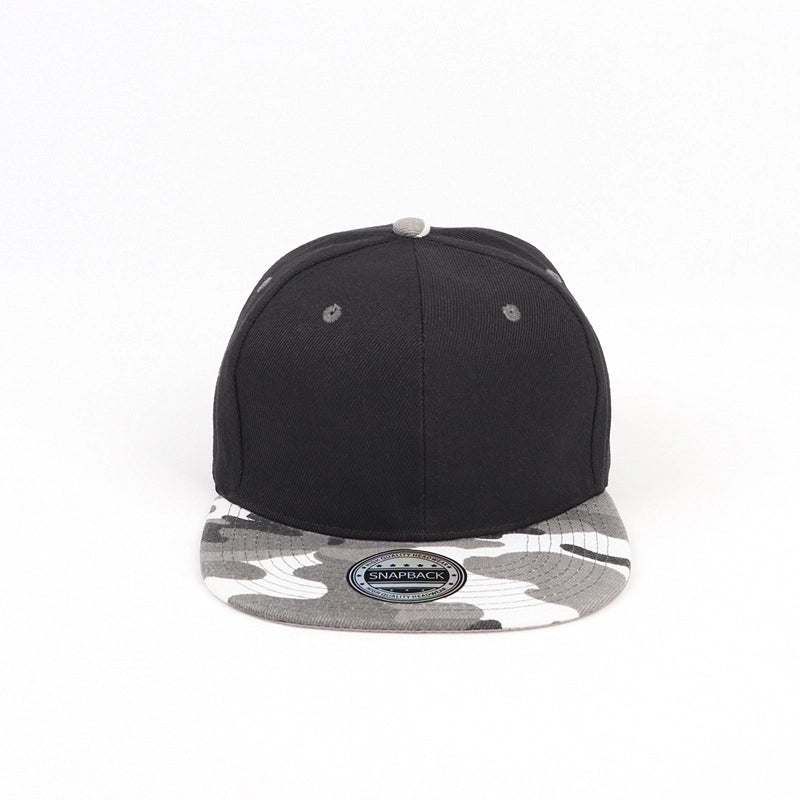 Unisex Fashion Color Block Solid Color Camouflage Flat Eaves Baseball Cap