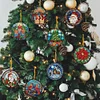 8 Stück Weihnachtsbaum - 5d DIY Handwerk Anhänger