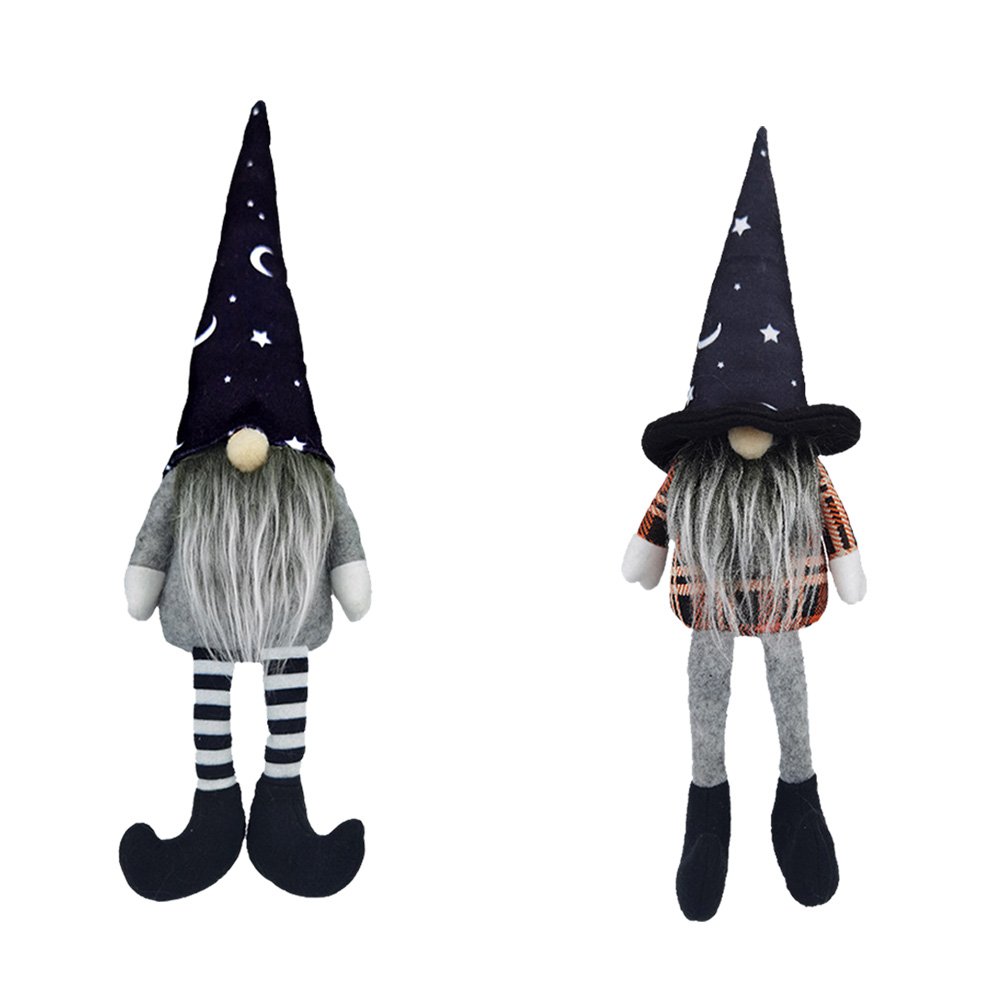 

Halloween Long Legged Witch Hat Dwarf Ghost Festival Party Faceless Doll, 501 Original