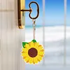 12Pcs DIY Flowers Diamond Painting Keychain（Double-Sided)