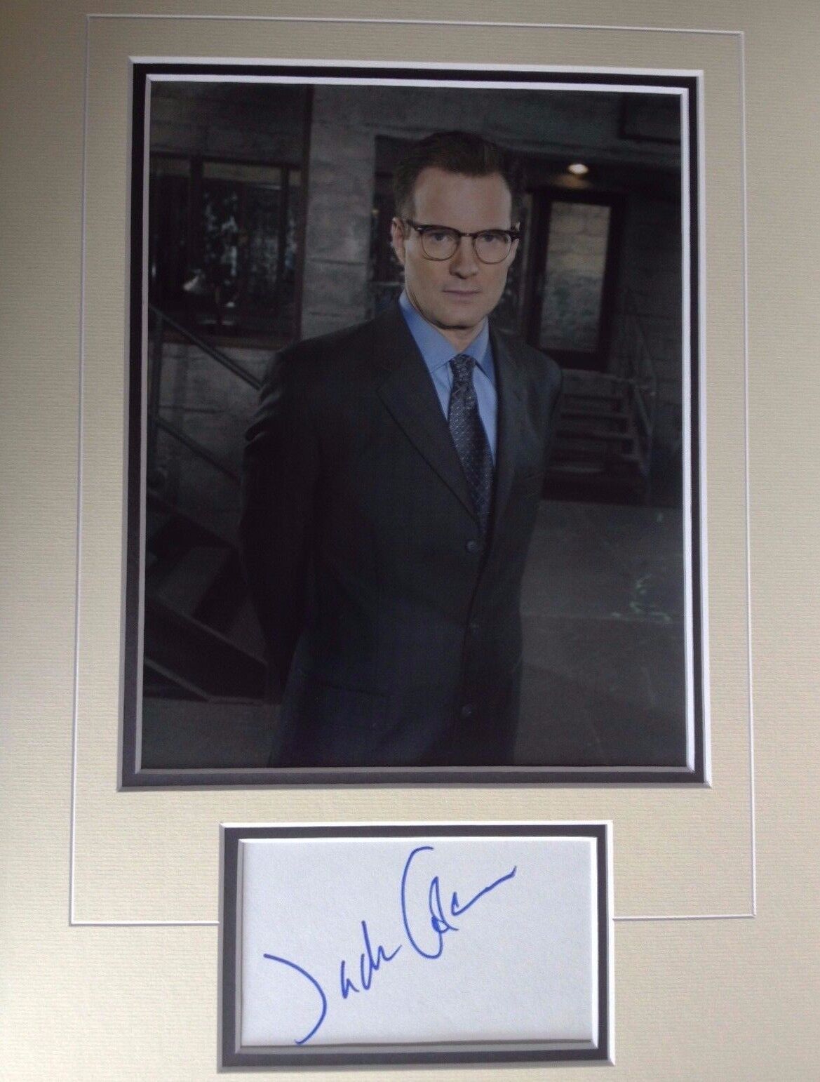 JACK COLEMAN - POPULAR AMERICAN ACTOR - SUPERB SIGNED COLOUR Photo Poster painting DISPLAY