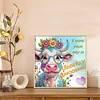 Diamond Painting-DIY Crystal Rhinestone Vacation Cow