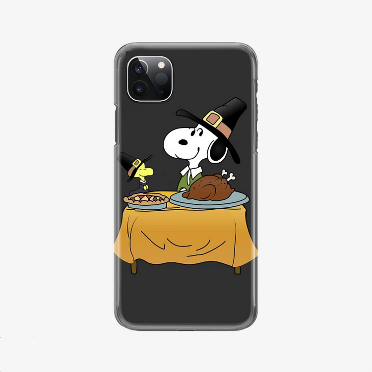 Snoopy With Turkey, Thanksgiving iPhone Case