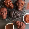 Halloween 3d Skull Cuisine Moule d'aluminium