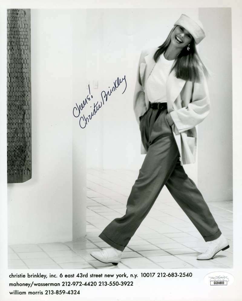 Christie Brinkley JSA Coa Signed 8x10 Photo Poster painting Autograph
