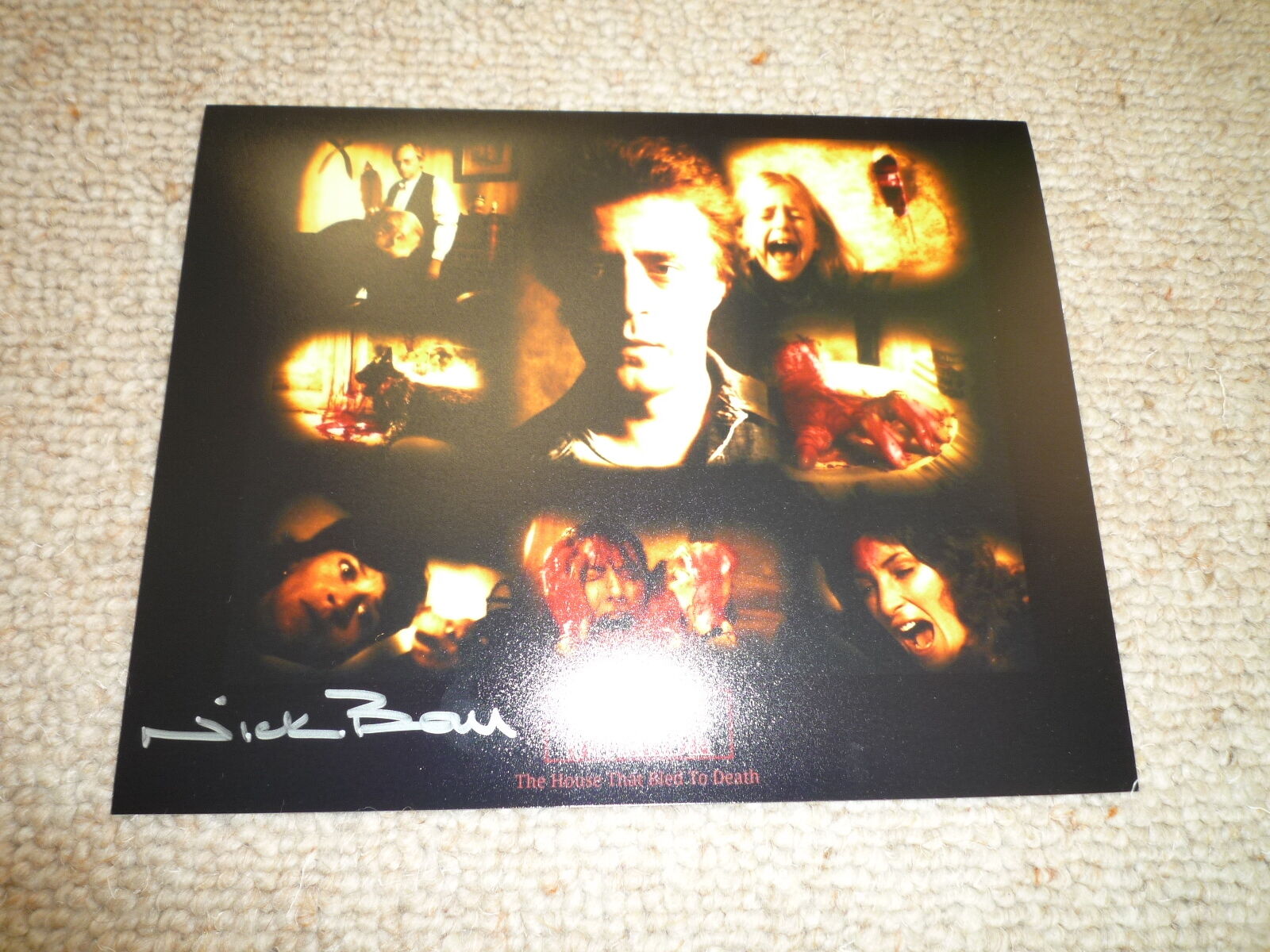 NICHOLAS BALL signed autograph In Person 8x10 (20x25 cm) HAMMER HOUSE HORROR